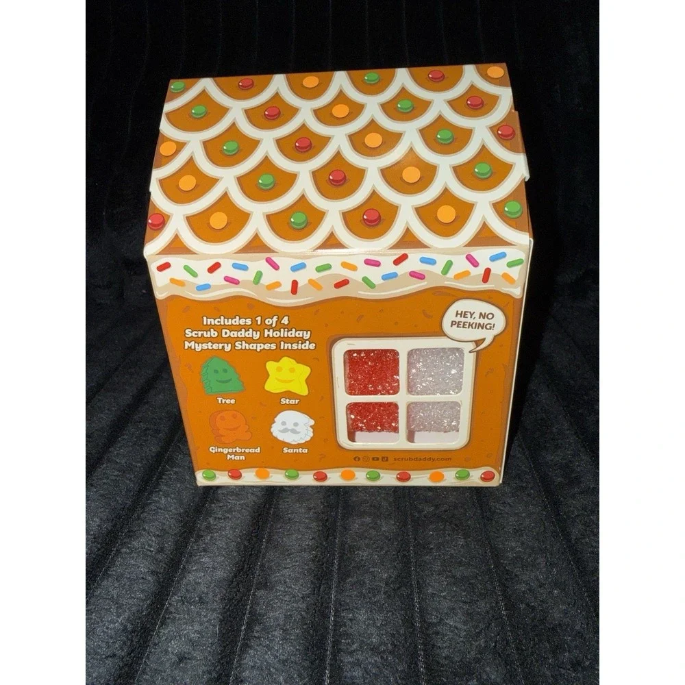Scrub Daddy Special Edition Gingerbread House 3 Pack Includes A Mystery Scrubber